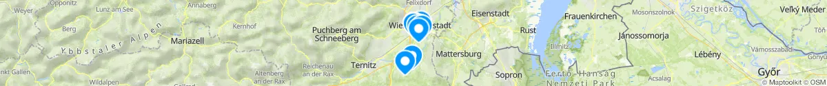 Map view for Pharmacies emergency services nearby Walpersbach (Wiener Neustadt (Land), Niederösterreich)